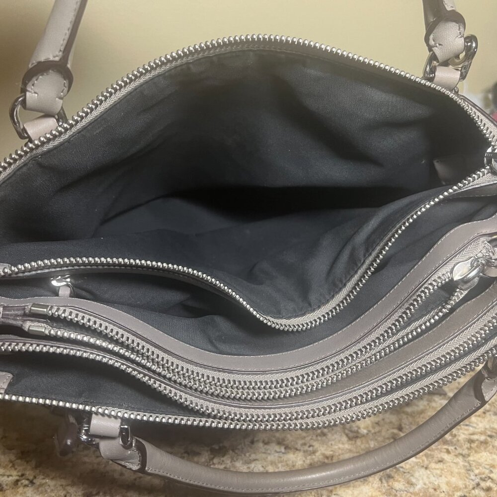 Coach Borough Bag in Glove Grey Leather - Picture 9 of 11